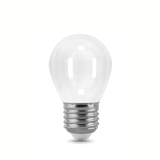 Лампа светодиодная диммируемая Filament Opal E27 9Ватт 4100K 45*80мм 105202209-D от Gauss