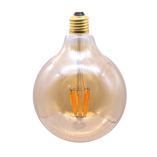 Лампа светодиодная Filament G125 E27 8Вт 2200k 125*145мм