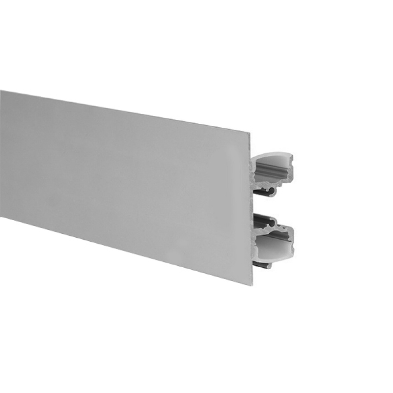 Профиль для светодиодной ленты накладной серый 50*3000мм