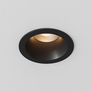 Светильник встраиваемый GU10 черный 89мм